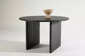 Venture Design Valgomasis stalas, Björholmen, ⌀120 cm, baltas apdaila