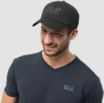 JackWolfskin Kepurė su snapeliu JACK WOLFSKIN BASEBALL CAP | t. pilka