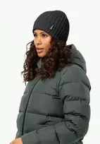 JackWolfskin Žieminė kepurė Jack Wolfskin Rib Knit | juoda