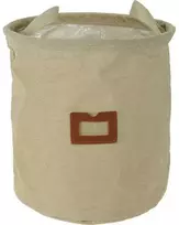 Home Styling Collection Audinio krepšelis su langu ir rankenomis, Ø 24 cm