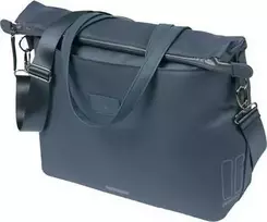 „Krepšys BASIL MANHATTAN COMMUTER“ DVIRAČIO LAPTOP BAG, HOOK-ON, 12L, Wodoodporna, Navy (NAUJA, 2025 m.)