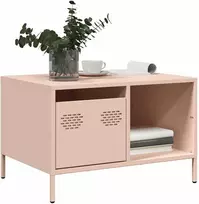 kavos staliukas rožinis 68,5x50x43,5cm šaltai valcuotas plienas