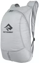 „Sea To Summit UltraSil“ kuprinė. Kelioninė kuprinė iš „Pilkas Cordura“, audinio ir nailono.