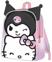 Hello Kitty Kuromi holografinė kuprinė, 32 cm