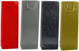 Lean Krepšys Vyno butelio dovanų maišelio raštas su užrašais 35 x 12 x 9 cm