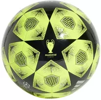 Futbolo kamuolys adidas UCL Club 24/25 Knockout Stages geltona ir-juoda JH1282 (4)