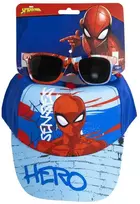 Kepurė SPIDER-MAN Spiderman Žmogaus-voro akinių nuo saulės ir beisbolo kepuraitės rinkinys