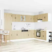 Kriaušės pagrindinė spintelė Lucca 2 pcs Sonoma ąžuolas
