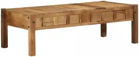 Kavos staliukas Ruda 110 x 54 x 35 cm Kietas atkurtas medis
