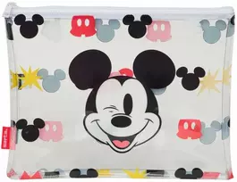 Safta Paplūdimio krepšys Mickey Mouse Clubhouse Beach Spalvotas Skaidrus
