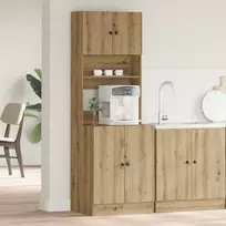 Virtuvės bufetai 2 pcs Amatininkų ąžuolas 60 x 50 x 180 cm