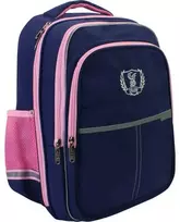 Coolforschool Mokyklinė kuprinė CFS, 2-jų skyrių, 430x310x195mm, 950g, mėlynos/rožinės sp.