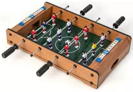 Promotions Mini futbolo stalas, 51x31x9 cm, rudos spalvos