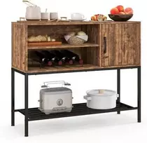 Promotions Šoninė spintelė bufetui, 100x35x83 cm, ruda