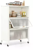 Promotions Virtuvės kepėjų lentyna, 81.3x36.8x114.3 cm, balta