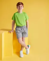 Roly Unisex šortai su kišenėmis ir reguliuojamu juosmeniu SPORT Heather pilkas