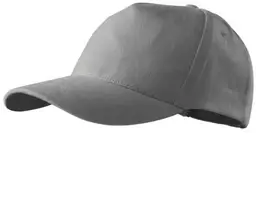 Malfini As Kepurė su snapeliu MALFINI 5P 307 Unisex, Antique sidabrinis 340g/m2