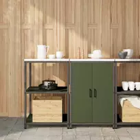 Virtuvės saugojimo rinkinys HATTEM 2 pcs Alyvuogių žalia