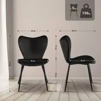 Mville Valgomojo kėdė Maika, "Samanas"