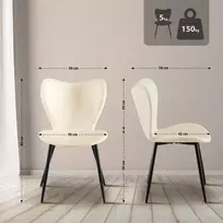 Mville Valgomojo kėdė Maika, "Samanas"