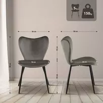 Mville Valgomojo kėdė Maika, "Samanas"