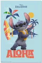 ERIK Disney Stitch Live Action Aloha poster