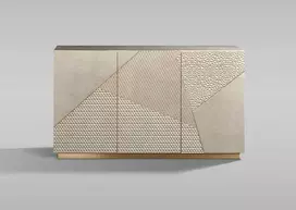 Komoda auksinė, Stilig, 150 x 86 x 40 cm