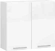 AKORD Virtuvės spinta Oliwia Balta/baltas blizgesys 80x30x72
