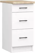 AKORD Spinta Oliwia su baltais stalu 40x46x85