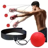 Realprices Reflex Boxing Ball Reflexówka bokso kamuolys galvos treniruotėms Pear