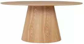 Novanook Valgomojo stalas, NOEL, 76x160x90 cm, natūrali mediena