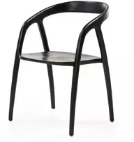 Novanook Kėdė, NIBI OKA, 55x56.5x79.5 cm, Juoda