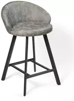 Pusbario kėdė Saki / Uras 12 (Stool 65), Pilka