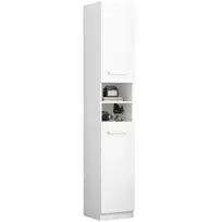 Muvu Balta moderni aukšta loft stiliaus knygų spinta, 180 cm