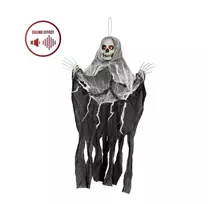 Partypal Helovino dekoracija SKELETAS su garso ir šviesos efektais