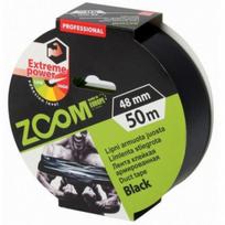 Lipni juoda armuota juosta ZOOM (įv. matmenys) : Ilgis - 25 m, Plotis - 48 mm