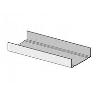 Horizontalus sienos profilis KNAUF UW (įv. matmenys) : Aukštis - 40 mm, Ilgis - 4000 mm, Plotis - 75 mm