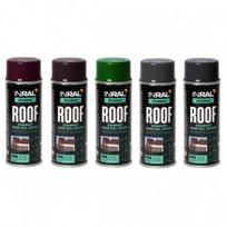 Purškiami (Aerozoliniai) Dažai Stogui Inral Roof 400 ml (įv. spalvos) : Savybė - Blizgumas - Blizgūs, Spalva - Grafito pilka (RAL7024)
