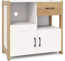 Promotions Virtuvės saugojimo spintelė, 82x40x81 cm, balta