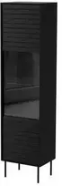 Cama Meble Cama CORTINA display cabinet 53x40x182 juodas