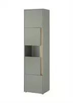Vitrinos spintelė Imv City, 200 cm, žalias/ąžuolas