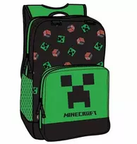 Mokyklinė kuprinė Minecraft, žalia