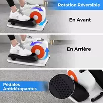 Promotions Elipsinis treniruoklis, 46x41x25 cm, Juodas
