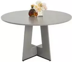 Vevor 120 cm apvalus medinis valgomojo stalas