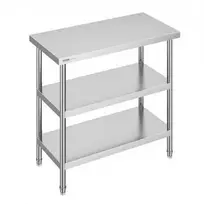 Vevor Nerūdijančio plieno virtuvinis stalas 45x91 cm