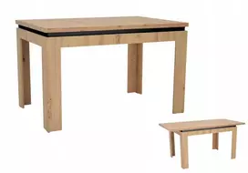 Ebes Furniture Išskleidžiamas stalas valgomajam, virtuvei, svetainei