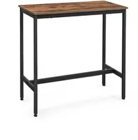 Songmics Baro stalas, 100x40x90 cm, rudas ir juodas
