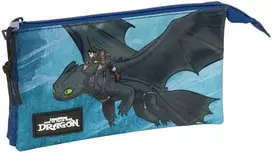 Safta How to Train Your Dragon triple pencil case