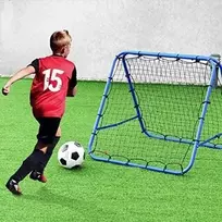 Promotions Futbolo atmušimo tinklas, 100x100 cm, mėlynas ir juodas
