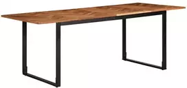Valgomojo stalas, 200x100x75cm, akacijos medienos masyvas